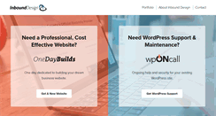 Desktop Screenshot of inbounddesign.com